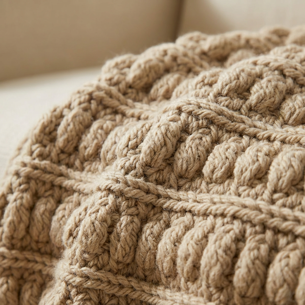 The Wheat Field Blanket – Crochet Pattern PDF