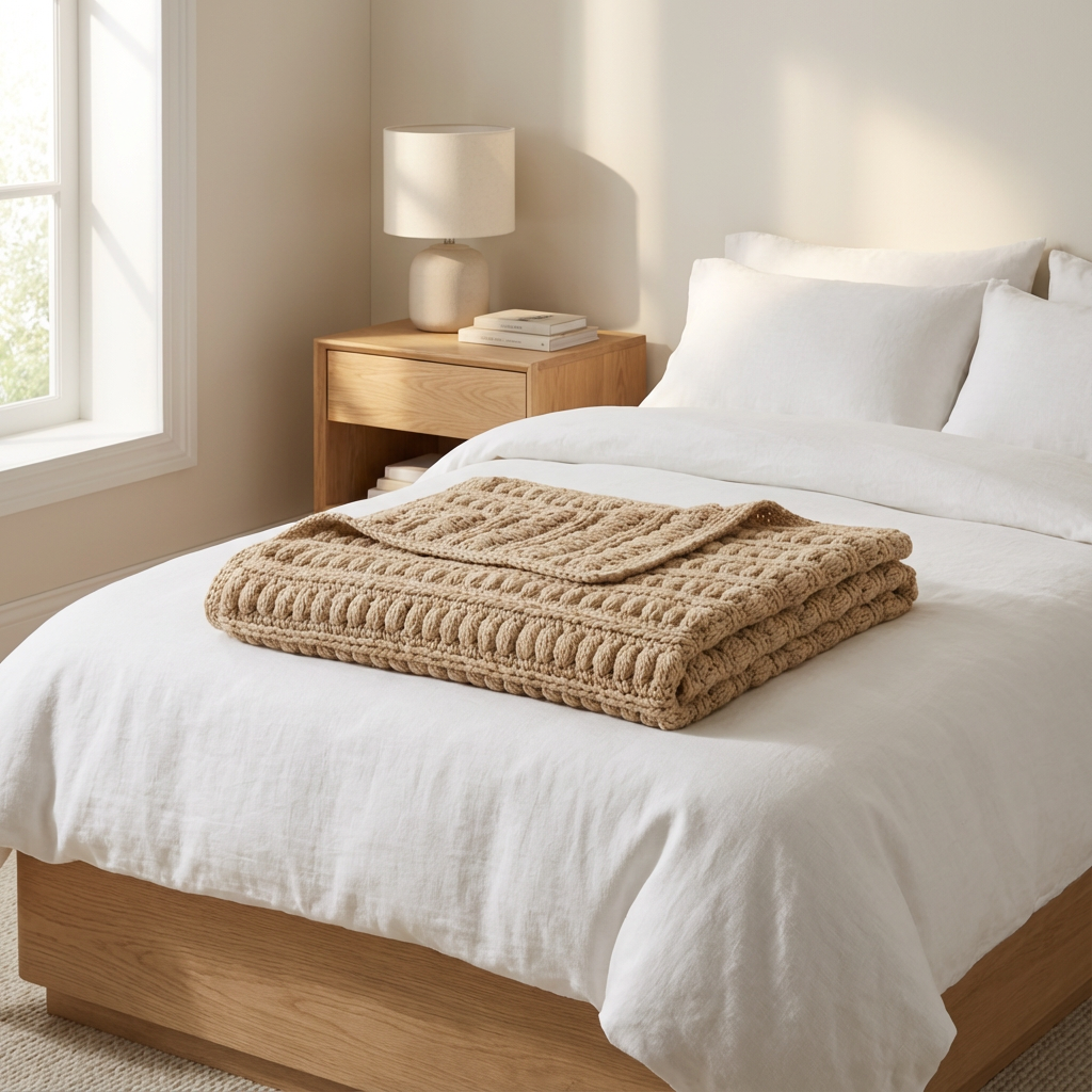 The Wheat Field Blanket – Crochet Pattern PDF